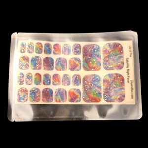 Colorful Nail Wraps for Toes